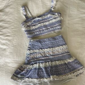 Boutique top & skirt set